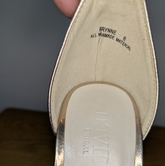 ⭐David's Bridal Women's Rose Gold Heels⭐ - Picture 11 of 15